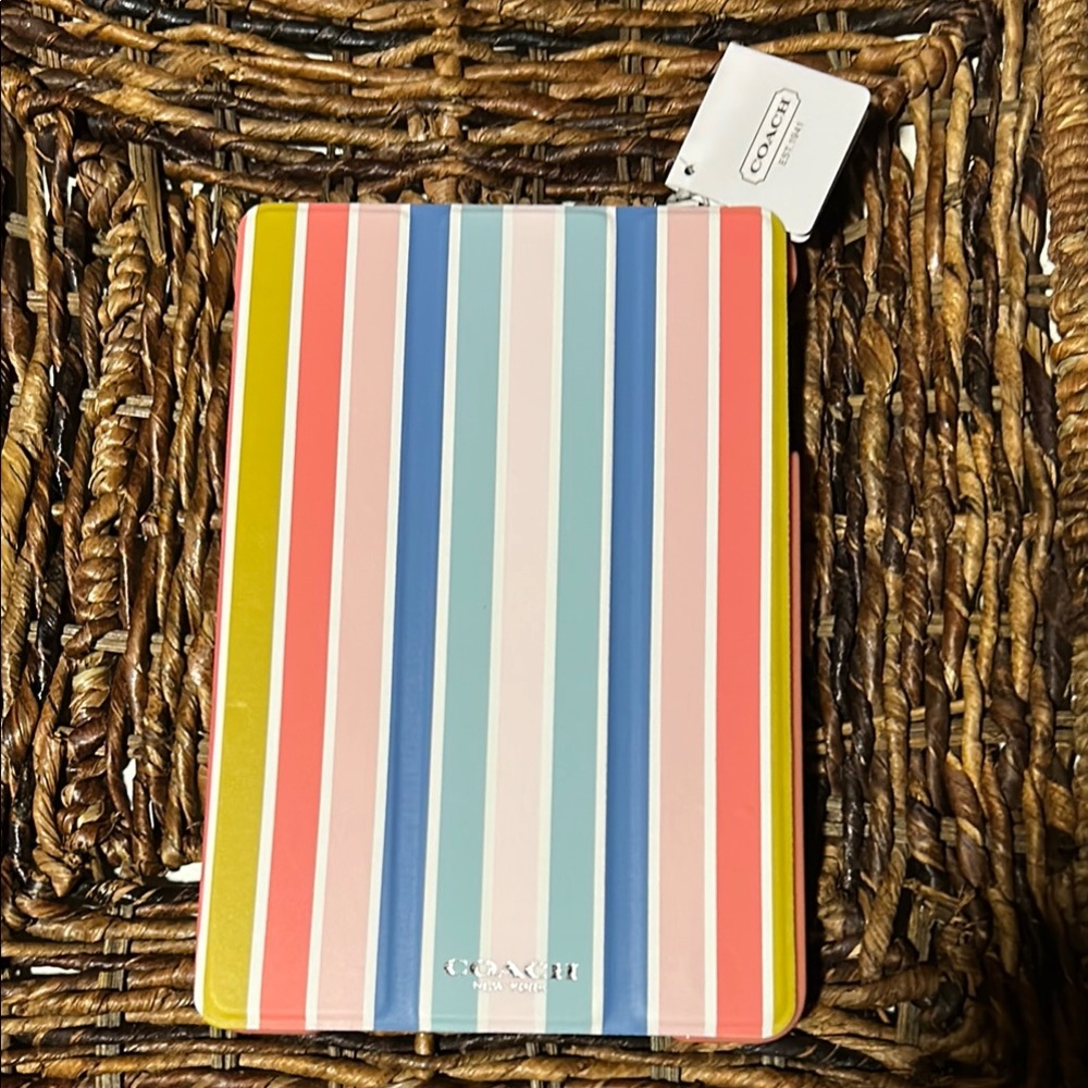 Coach Mutli Color Mini IPad Case BNWT